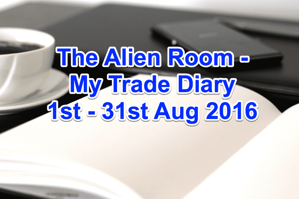My Trade Diary 1st - 31st Aug 2016