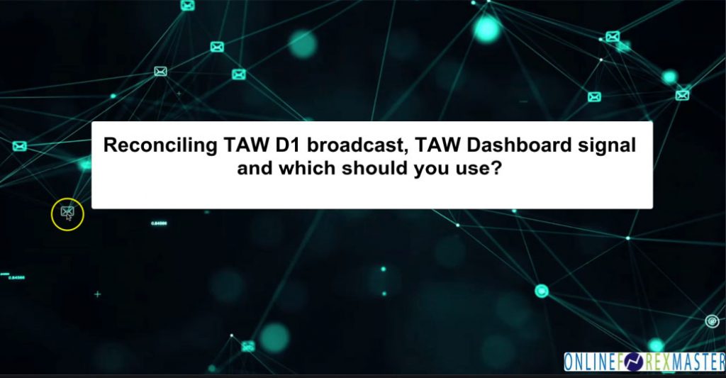 Reconciling TAW dashboard signals