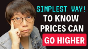 Simplest way to know that prices can continue to move higher!